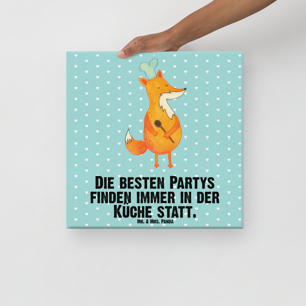 Leinwand Bild Fuchs Koch Leinwand, Bild, Kunstdruck, Wanddeko, Dekoration, Fuchs, Füchse, Koch Geschenk, Küche Spruch, Küche Deko, Köche, Bäcker, Party Spruch, Spruch lustig, witzig