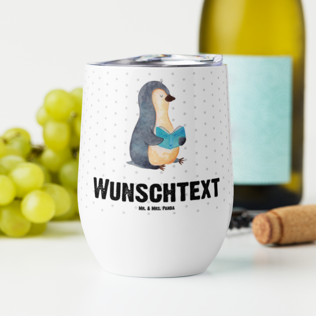 Personalisierter Weinbecher Pinguin Buch Personalisierter Weinbecher, Personalisierter Glühwein Becher, Heißgetränke, Personalisierter Trinkbecher, Personalisierter Weinkelch, Personalisiertes Weingläser, hochwertiger Weinbecher, Weinbecher Reisen, Weinbecher unterwegs, Personalisertes Sommerglas, mit Namen, Wunschtext, Personalisierung, selbst bedrucken, Personalisiertes Weinglas, Pinguin, Pinguine, Buch, Lesen, Bücherwurm, Nichtstun, Faulenzen, Ferien, Urlaub, Freizeit