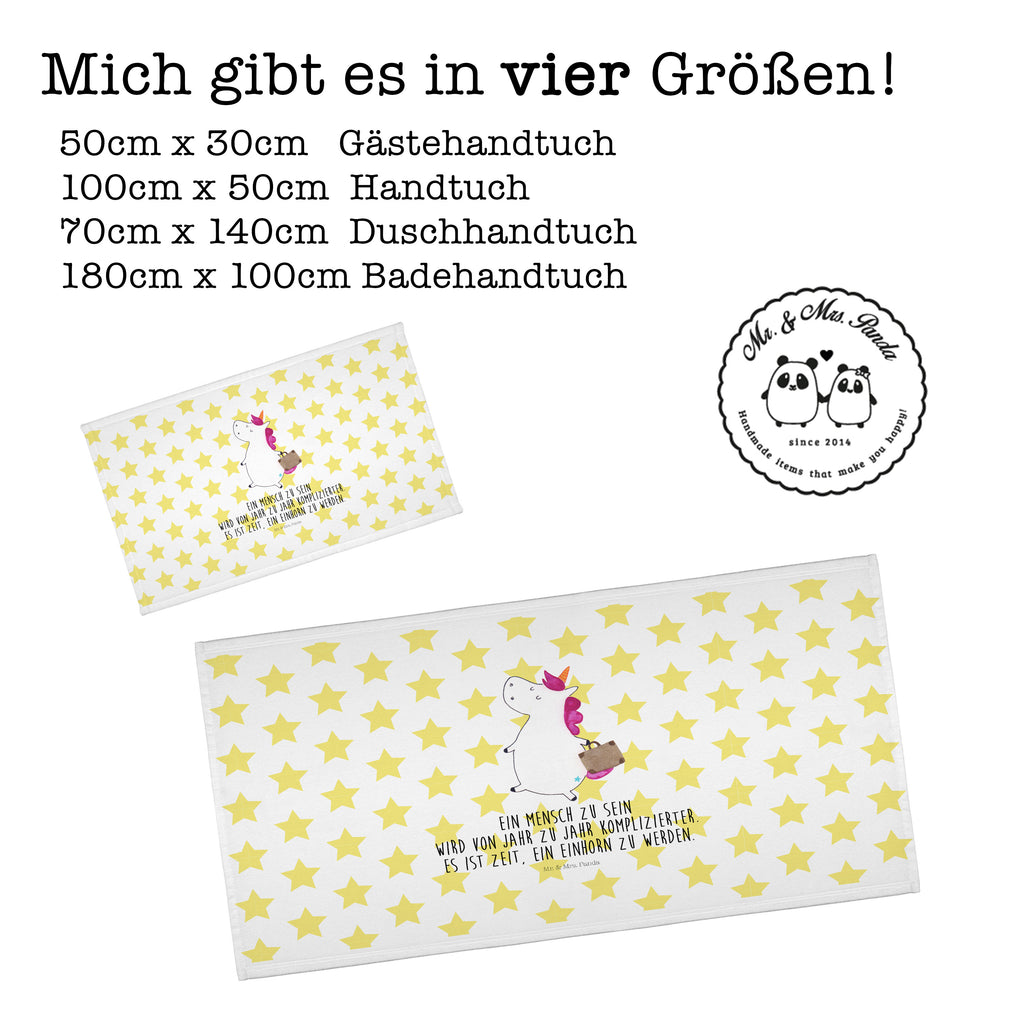 Handtuch Einhorn Koffer Handtuch, Badehandtuch, Badezimmer, Handtücher, groß, Kinder, Baby, Einhorn, Einhörner, Einhorn Deko, Pegasus, Unicorn, unicorn, Koffer, Verreisen, Reise, Gepäck, Abenteuer, Erwachsen, Kind, albern, Spaß, lustig, witzig