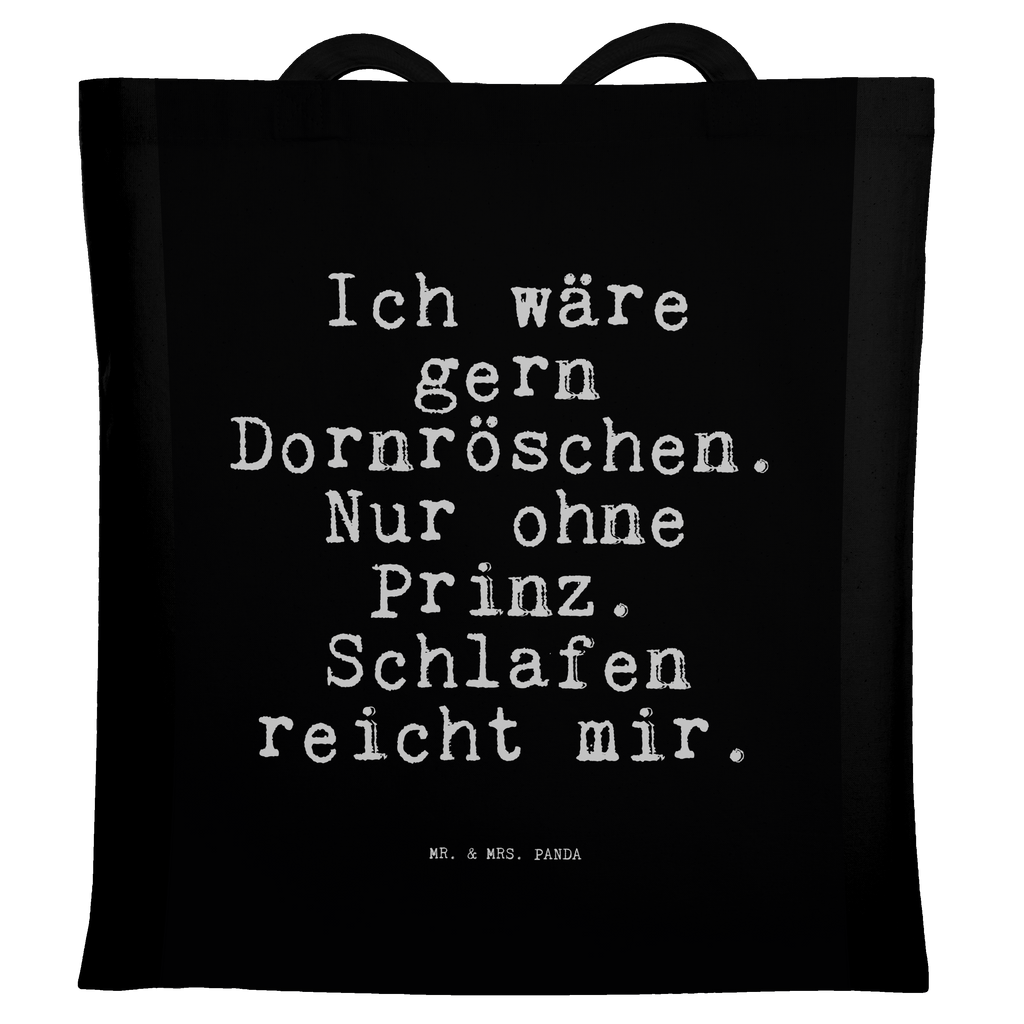 Tragetasche Ich wäre gern Dornröschen.... Beuteltasche, Beutel, Einkaufstasche, Jutebeutel, Stoffbeutel, Tasche, Shopper, Umhängetasche, Strandtasche, Schultertasche, Stofftasche, Tragetasche, Badetasche, Jutetasche, Einkaufstüte, Laptoptasche, Spruch, Sprüche, lustige Sprüche, Weisheiten, Zitate, Spruch Geschenke, Spruch Sprüche Weisheiten Zitate Lustig Weisheit Worte