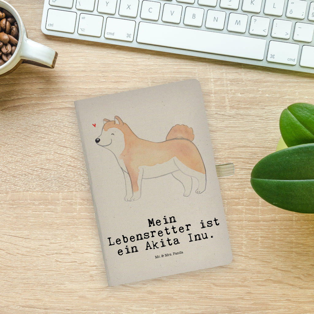 Baumwoll Notizbuch Akita Inu Lebensretter Notizen, Eintragebuch, Tagebuch, Notizblock, Adressbuch, Journal, Kladde, Skizzenbuch, Notizheft, Schreibbuch, Schreibheft, Hund, Hunderasse, Rassehund, Hundebesitzer, Geschenk, Tierfreund, Schenken, Welpe