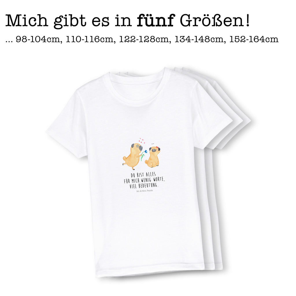 Organic Kinder T-Shirt Mops Verliebt Kinder T-Shirt, Kinder T-Shirt Mädchen, Kinder T-Shirt Jungen, Hund, Hundemotiv, Haustier, Hunderasse, Tierliebhaber, Hundebesitzer, Sprüche, Mops, Möpse, Hundeliebe, verliebt, Liebe, Liebesspruch. Verlobt, Geschenk Freund, Partner