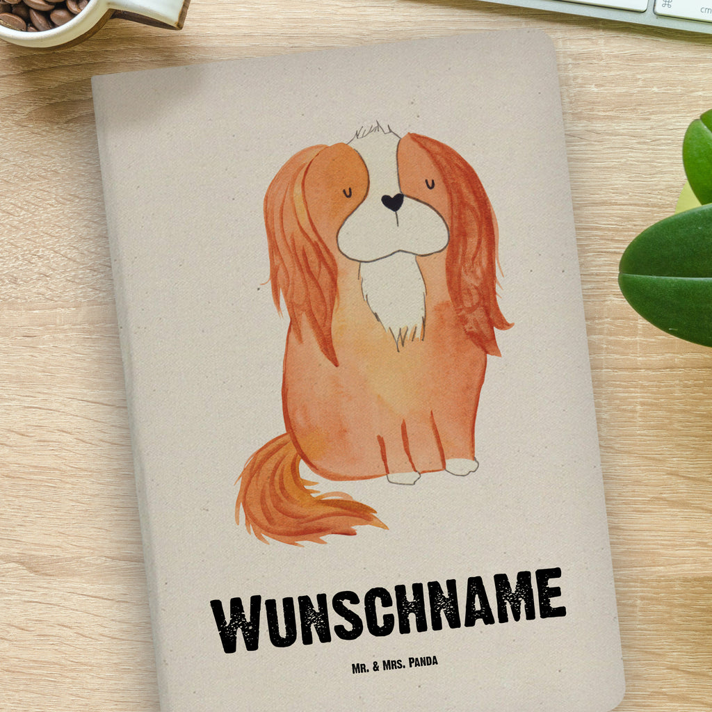 DIN A4 Personalisiertes Notizbuch Cavalier King Charles Spaniel Personalisiertes Notizbuch, Notizbuch mit Namen, Notizbuch bedrucken, Personalisierung, Namensbuch, Namen, Hund, Hundemotiv, Haustier, Hunderasse, Tierliebhaber, Hundebesitzer, Sprüche, Cavalier King Charles Spaniel, Cockerspaniel, Spaniel, Spruch, schönster Hund