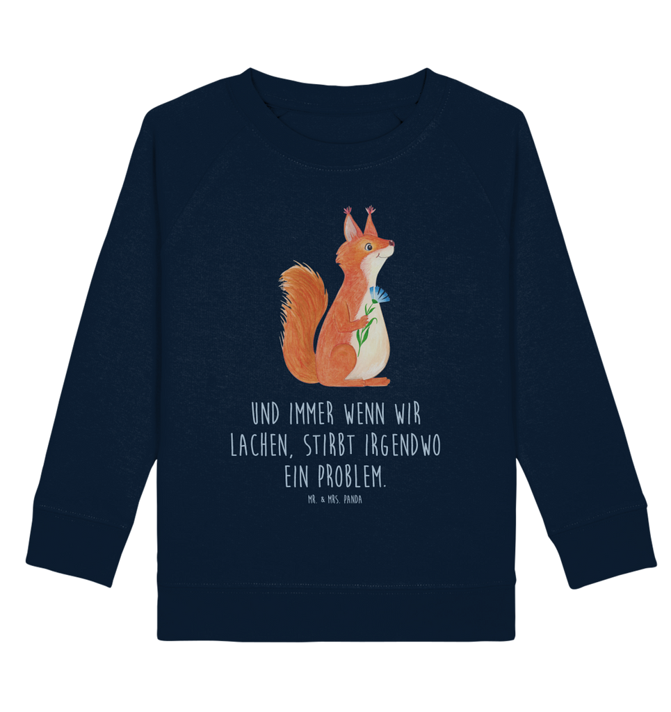 Organic Kinder Pullover Eichhörnchen Blume Kinder Pullover, Kinder Sweatshirt, Jungen, Mädchen, Tiermotive, Gute Laune, lustige Sprüche, Tiere, Eichhörnchen, Eichhorn, Spruch positiv, Lachen, Spaß, Motivation Sprüche, Motivation Bilder, glücklich Spruch, Spruch Deko