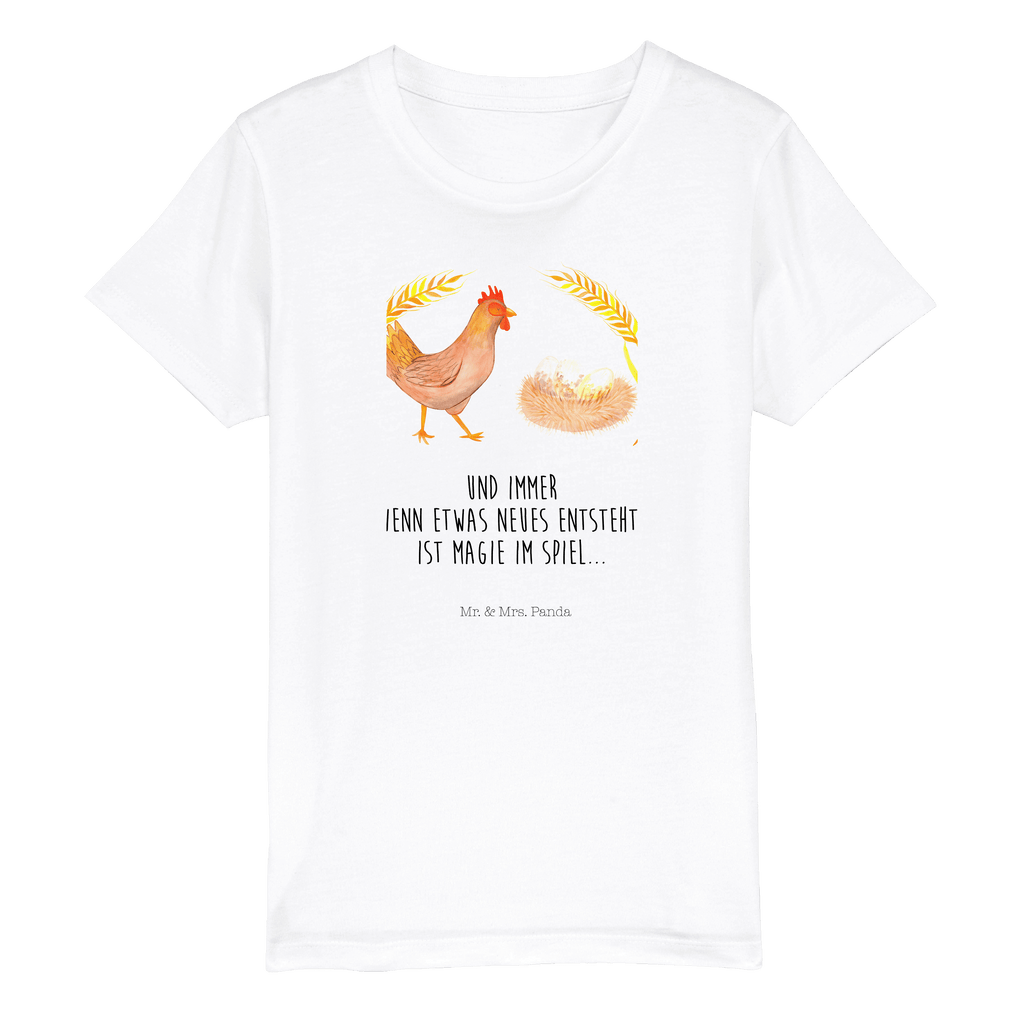 Organic Kinder T-Shirt Huhn Stolz Kinder T-Shirt, Kinder T-Shirt Mädchen, Kinder T-Shirt Jungen, Bauernhof, Hoftiere, Landwirt, Landwirtin, Hahn, Henne, Hühner, Eier, Hof, Landleben, Motivation, Geburt, Magie, Spruch, Schwangerschaft