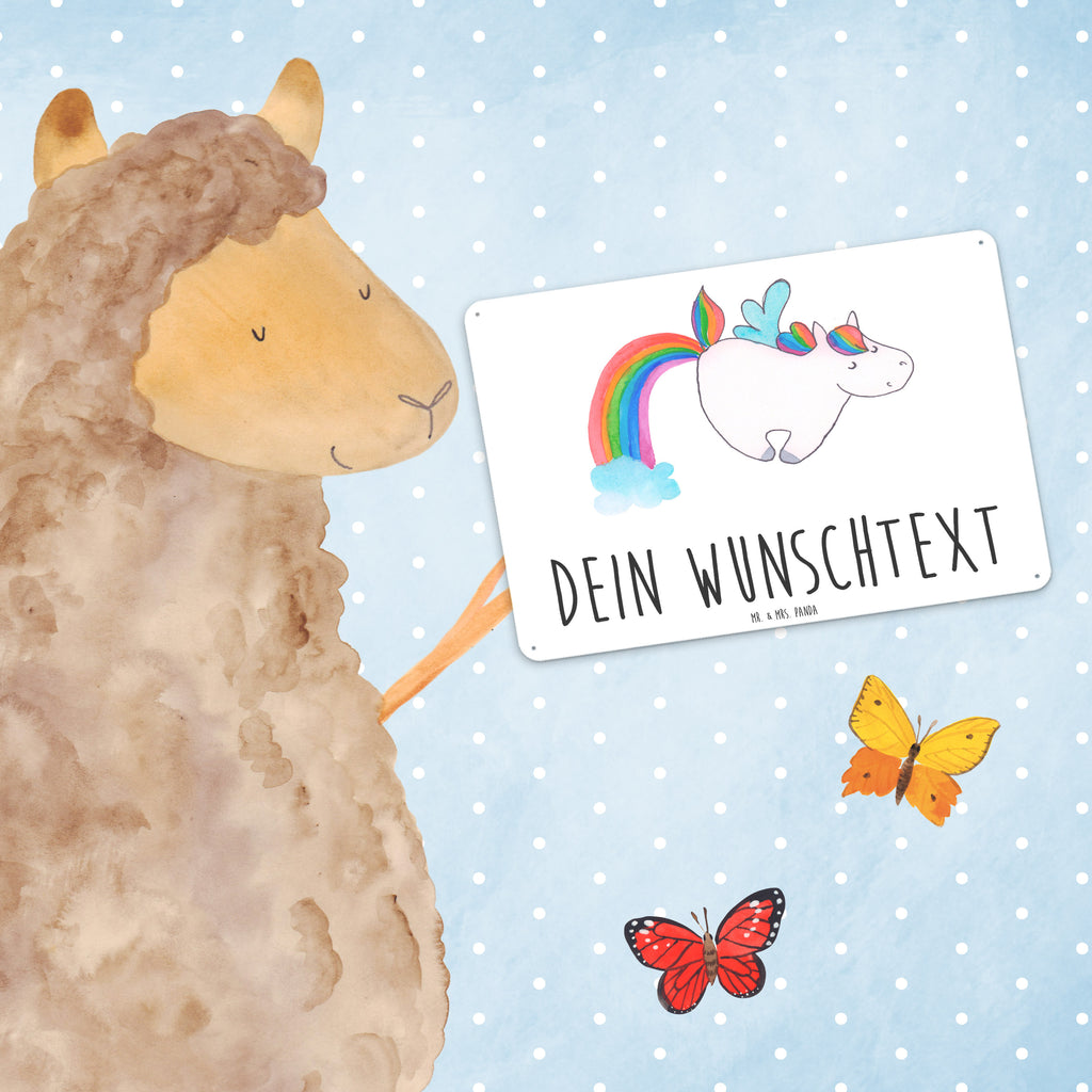 Personalisiertes Blechschild Einhorn Pegasus Blechschild, Metallschild, Geschenk Schild, Schild, Magnet-Metall-Schild, Deko Schild, Wandschild, Wand-Dekoration, Türschild, Einhorn, Einhörner, Einhorn Deko, Pegasus, Unicorn, Regenbogen, Spielen, Realität, Glitzer, Erwachsenwerden