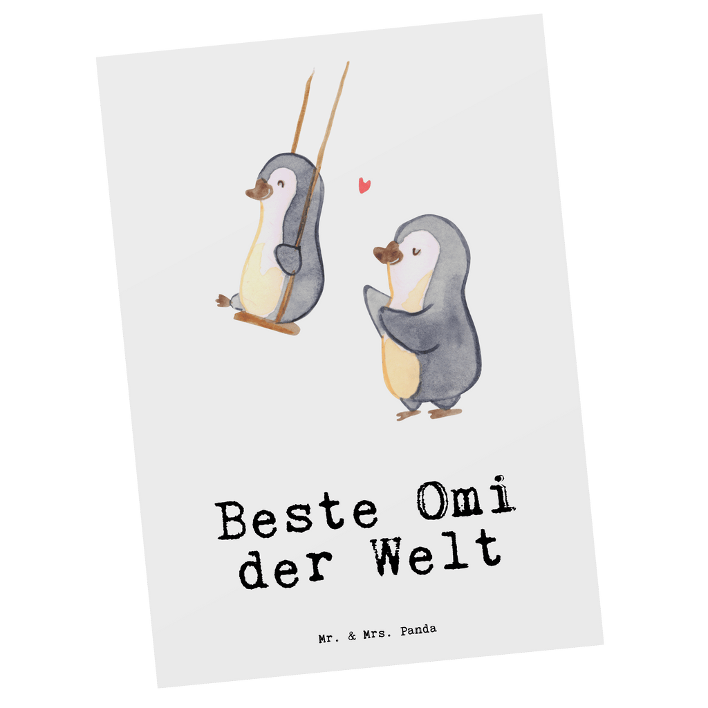 Postkarte Pinguin Beste Omi der Welt Postkarte, Karte, Geschenkkarte, Grußkarte, Einladung, Ansichtskarte, Geburtstagskarte, Einladungskarte, Dankeskarte, Ansichtskarten, Einladung Geburtstag, Einladungskarten Geburtstag, für, Dankeschön, Geschenk, Schenken, Geburtstag, Geburtstagsgeschenk, Geschenkidee, Danke, Bedanken, Mitbringsel, Freude machen, Geschenktipp, Großmutter, Oma, Omi, Großpapa, Großmama, Enkel, Enkelin, Enkelkind, Kleinigkeit, Ommi, Omma, Bester