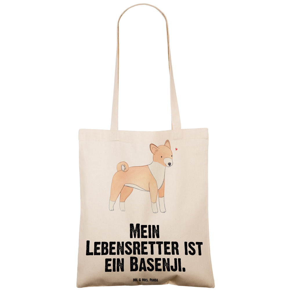 Tragetasche Basenji Lebensretter Beuteltasche, Beutel, Einkaufstasche, Jutebeutel, Stoffbeutel, Tasche, Shopper, Umhängetasche, Strandtasche, Schultertasche, Stofftasche, Tragetasche, Badetasche, Jutetasche, Einkaufstüte, Laptoptasche, Hund, Hunderasse, Rassehund, Hundebesitzer, Geschenk, Tierfreund, Schenken, Welpe, Kongo-Terrier, Basenji