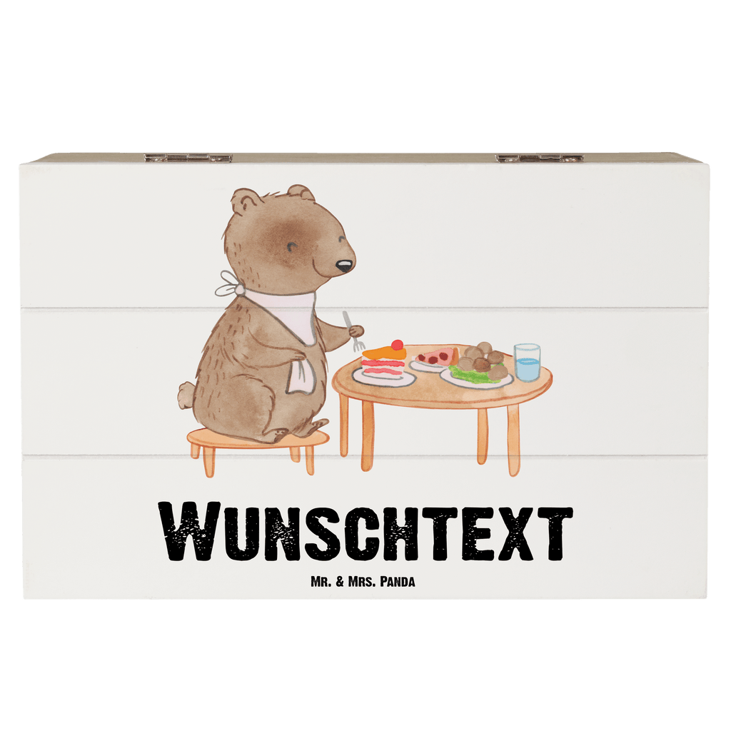 Personalisierte Holzkiste Bär Essen gehen Holzkiste mit Namen, Kiste mit Namen, Schatzkiste mit Namen, Truhe mit Namen, Schatulle mit Namen, Erinnerungsbox mit Namen, Erinnerungskiste, mit Namen, Dekokiste mit Namen, Aufbewahrungsbox mit Namen, Holzkiste Personalisiert, Kiste Personalisiert, Schatzkiste Personalisiert, Truhe Personalisiert, Schatulle Personalisiert, Erinnerungsbox Personalisiert, Erinnerungskiste Personalisiert, Dekokiste Personalisiert, Aufbewahrungsbox Personalisiert, Geschenkbox personalisiert, GEschenkdose personalisiert, Geschenk, Sport, Sportart, Hobby, Schenken, Danke, Dankeschön, Auszeichnung, Gewinn, Sportler, Essen gehen, Essen, Restaurant, Restaurantbesuch