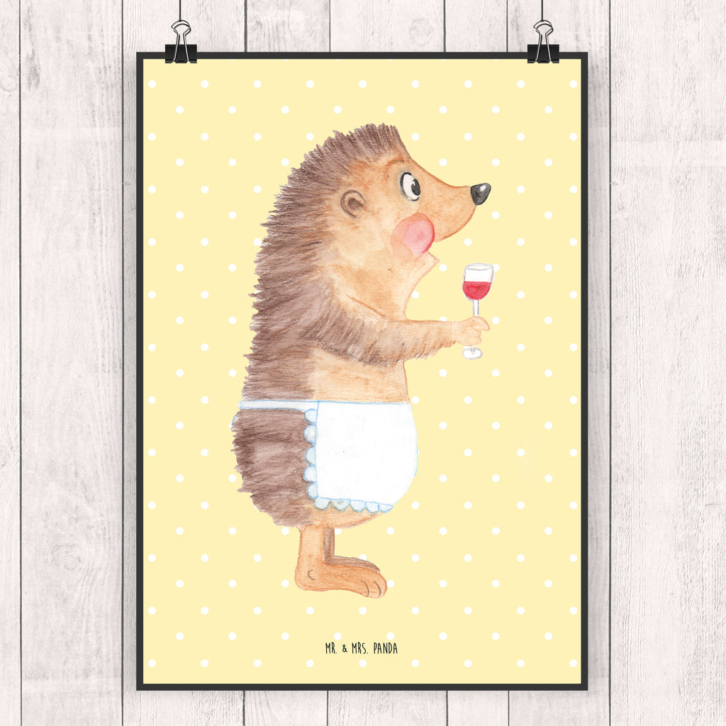 Poster Igel mit Wein Poster, Wandposter, Bild, Wanddeko, Küchenposter, Kinderposter, Wanddeko Bild, Raumdekoration, Wanddekoration, Handgemaltes Poster, Mr. & Mrs. Panda Poster, Designposter, Kunstdruck, Posterdruck, Tiermotive, Gute Laune, lustige Sprüche, Tiere, Wein Spruch, Igel, Geschenk Weintrinker, Geschenk Weinliebhaber, Wein Deko, Weinglas, Rotwein, Weißwein, Wein trinken