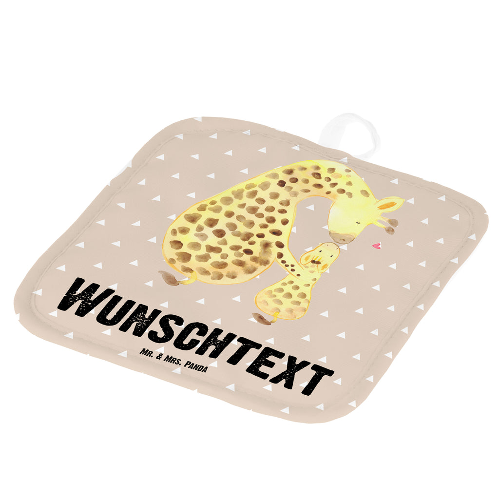 Personalisierte Topflappen Giraffe mit Kind Topflappen personalisiert, Personalisierte Topfuntersetzer, Personalisierter Ofenhandschuh, Topflappen Set personalisiert, Topflappen mit Namen, Namensaufdruck, Afrika, Wildtiere, Giraffe, Kind, Mutter, Mama, Tochter, Sohn, Lieblingsmensch