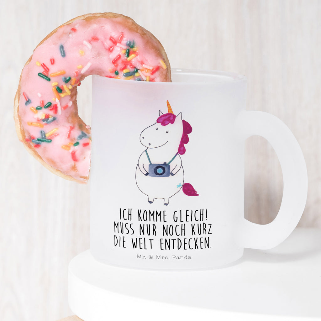 Teetasse Einhorn Fotograf Teetasse, Teeglas, Teebecher, Tasse mit Henkel, Tasse, Glas Teetasse, Teetasse aus Glas, Einhorn, Einhörner, Einhorn Deko, Pegasus, Unicorn, Fotograf, Fotografie, Kamera, Reisen, Weltreise, Weltenbummler, Urlaub, Tourist, Kurztrip, Reise, Städtereise