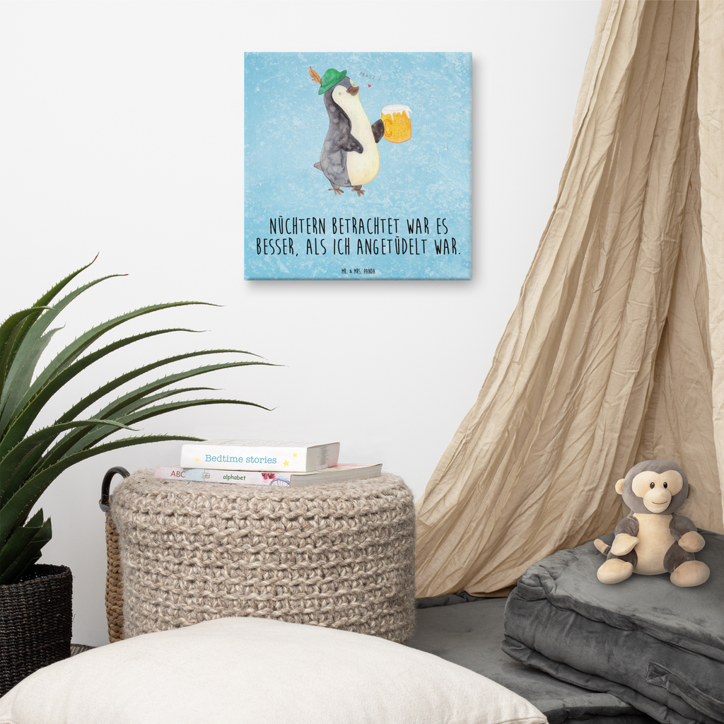 Leinwand Bild Pinguin Bier Leinwand, Bild, Kunstdruck, Wanddeko, Dekoration, Pinguin, Pinguine, Bier, Oktoberfest