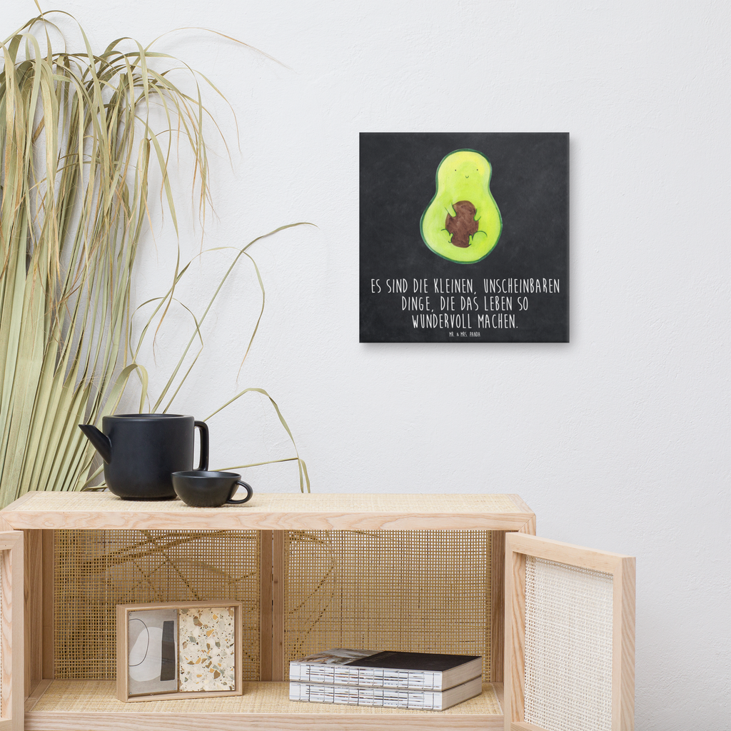 Leinwand Bild Avocado Kern Leinwand, Bild, Kunstdruck, Wanddeko, Dekoration, Avocado, Veggie, Vegan, Gesund, Avokado, Avocadokern, Kern, Pflanze, Spruch Leben