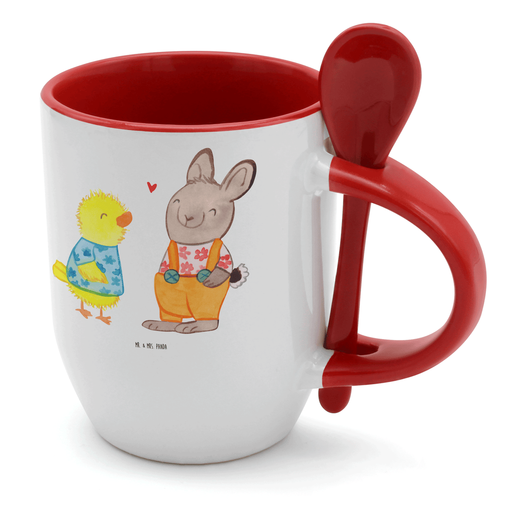 Tasse mit Löffel Ostern Freundschaft Tasse, Kaffeetasse, Tassen, Tasse mit Spruch, Kaffeebecher, Tasse mit Löffel, Ostern, Osterhase, Ostergeschenke, Osternest, Osterdeko, Geschenke zu Ostern, Ostern Geschenk, Ostergeschenke Kinder, Ostern Kinder, Ostergrüße, Ostereier, Frühling, Frühlingsgefühle, Hase, Liebe, Freundschaft, Liebesbeweis, Küken, Osterküken