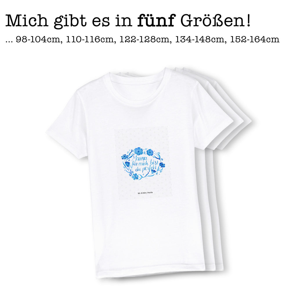 Organic Kinder T-Shirt Wüstenfuchs Blumen Kinder T-Shirt, Kinder T-Shirt Mädchen, Kinder T-Shirt Jungen, Afrika, Wildtiere, Wüste, Wüstenfuchs, Blumen, Blumenkranz, Glücklich