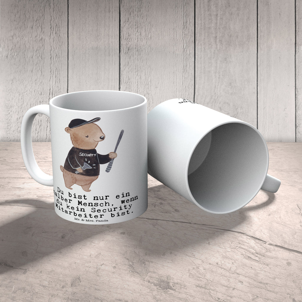 Tasse Security Mitarbeiter mit Herz Tasse, Kaffeetasse, Teetasse, Becher, Kaffeebecher, Teebecher, Keramiktasse, Porzellantasse, Büro Tasse, Geschenk Tasse, Tasse Sprüche, Tasse Motive, Kaffeetassen, Tasse bedrucken, Designer Tasse, Cappuccino Tassen, Schöne Teetassen, Beruf, Ausbildung, Jubiläum, Abschied, Rente, Kollege, Kollegin, Geschenk, Schenken, Arbeitskollege, Mitarbeiter, Firma, Danke, Dankeschön