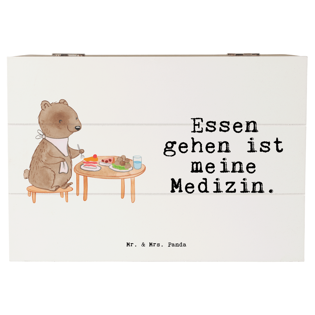 Holzkiste Bär Essen gehen Medizin Holzkiste, Kiste, Schatzkiste, Truhe, Schatulle, XXL, Erinnerungsbox, Erinnerungskiste, Dekokiste, Aufbewahrungsbox, Geschenkbox, Geschenkdose, Geschenk, Sport, Sportart, Hobby, Schenken, Danke, Dankeschön, Auszeichnung, Gewinn, Sportler, Essen gehen, Essen, Restaurant, Restaurantbesuch, Köstlichkeiten