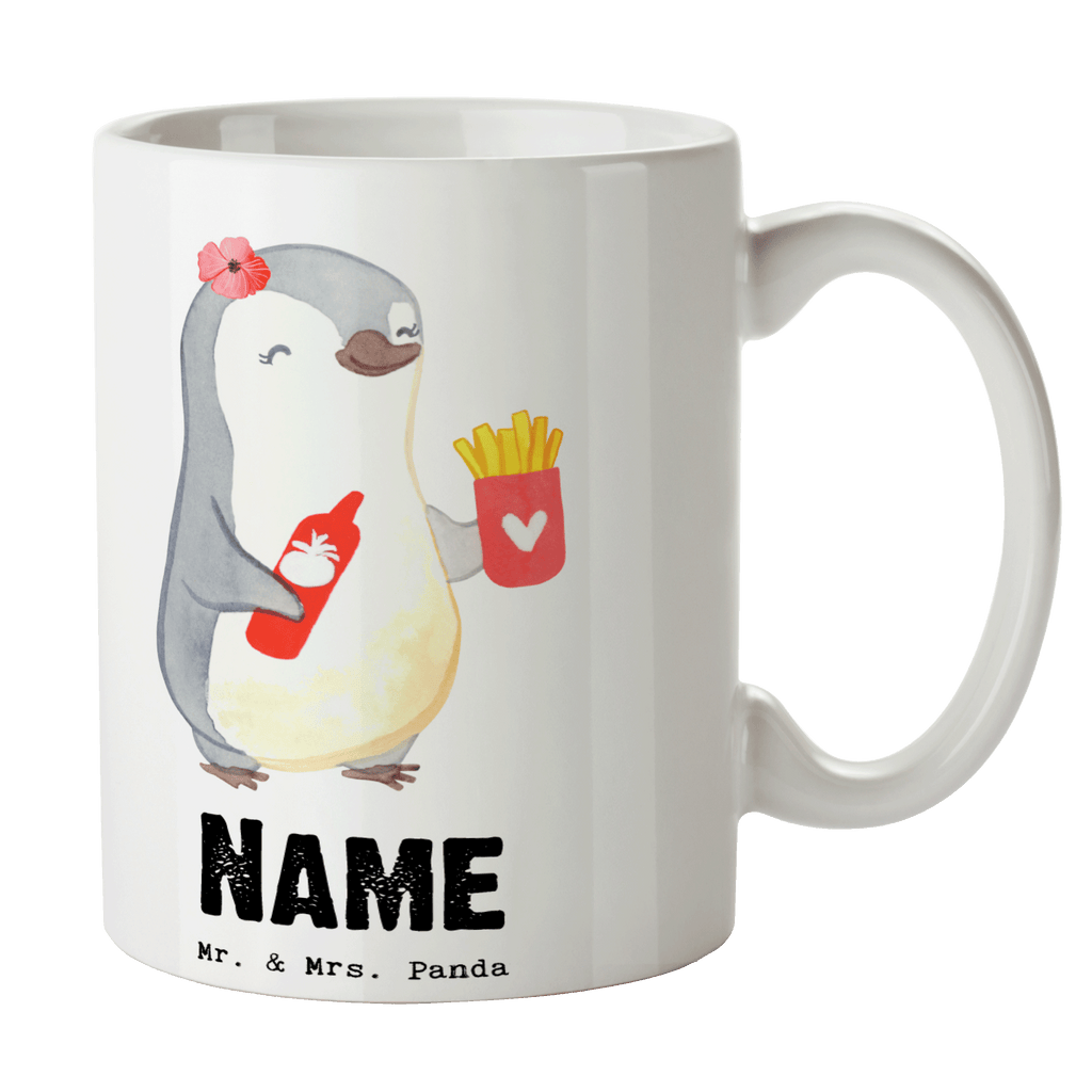 Personalisierte Tasse Imbissbesitzerin mit Herz Personalisierte Tasse, Namenstasse, Wunschname, Personalisiert, Tasse, Namen, Drucken, Tasse mit Namen, Beruf, Ausbildung, Jubiläum, Abschied, Rente, Kollege, Kollegin, Geschenk, Schenken, Arbeitskollege, Mitarbeiter, Firma, Danke, Dankeschön, Imbissbesitzerin, Imibissverkäuferin, Pommesverkäuferin, Pommesliebe