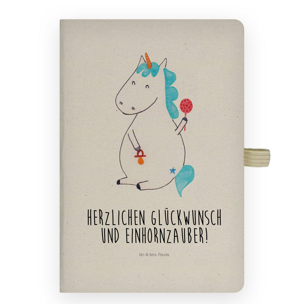 Baumwoll Notizbuch Einhorn Baby Notizen, Eintragebuch, Tagebuch, Notizblock, Adressbuch, Journal, Kladde, Skizzenbuch, Notizheft, Schreibbuch, Schreibheft, Einhorn, Einhörner, Einhorn Deko, Pegasus, Unicorn, Mutter, Geburt, Geburtstag, erstes Kind, Baby, Babyglück, Nachwuchs, Eltern, Party, Kind, Schnuller