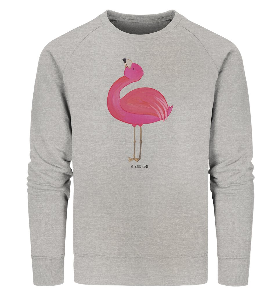 Organic Pullover Flamingo Stolz Pullover, Pullover Männer, Pullover Frauen, Sweatshirt, Sweatshirt Männer, Sweatshirt Frauen, Unisex, Flamingo, stolz, Freude, Selbstliebe, Selbstakzeptanz, Freundin, beste Freundin, Tochter, Mama, Schwester