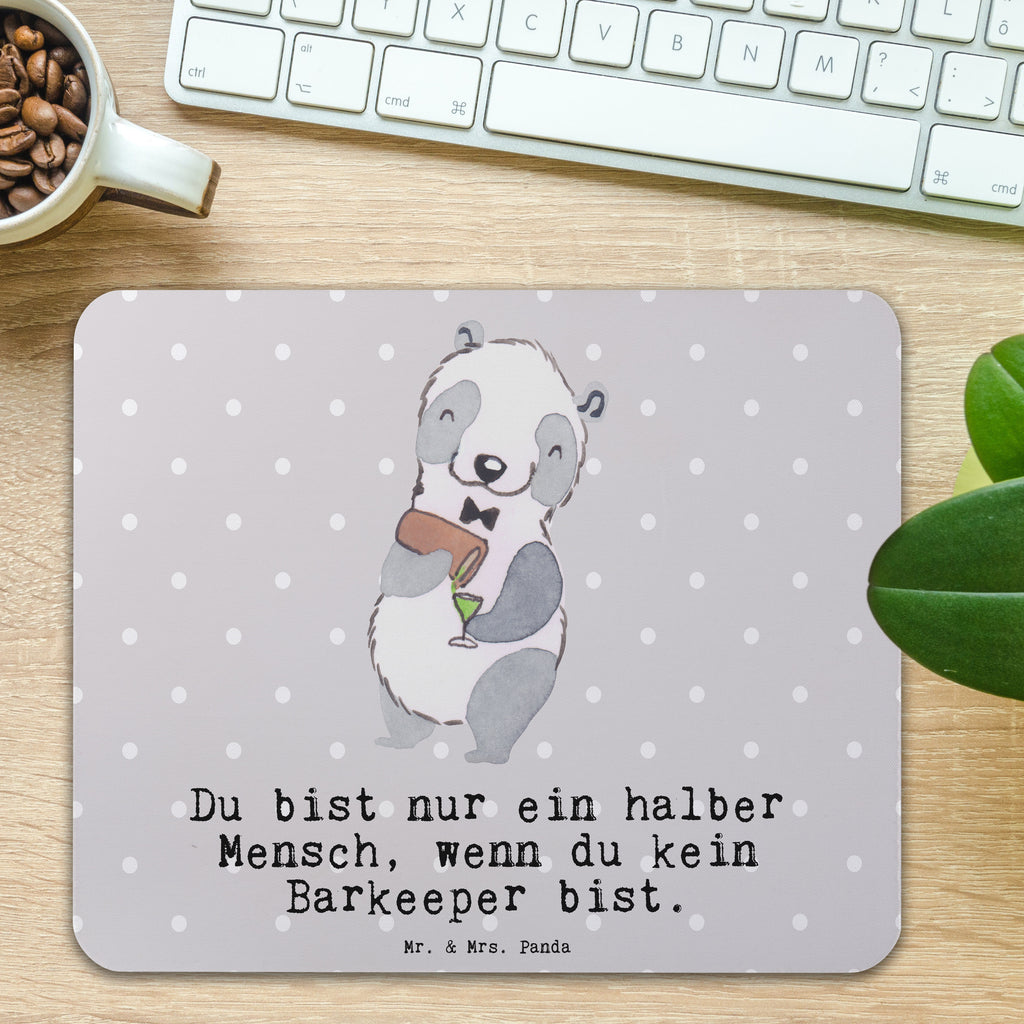 Mauspad Barkeeper mit Herz Mousepad, Computer zubehör, Büroausstattung, PC Zubehör, Arbeitszimmer, Mauspad, Einzigartiges Mauspad, Designer Mauspad, Mausunterlage, Mauspad Büro, Beruf, Ausbildung, Jubiläum, Abschied, Rente, Kollege, Kollegin, Geschenk, Schenken, Arbeitskollege, Mitarbeiter, Firma, Danke, Dankeschön, Barkeeper, Barmann, Bartender, Barbesitzer, Kurs