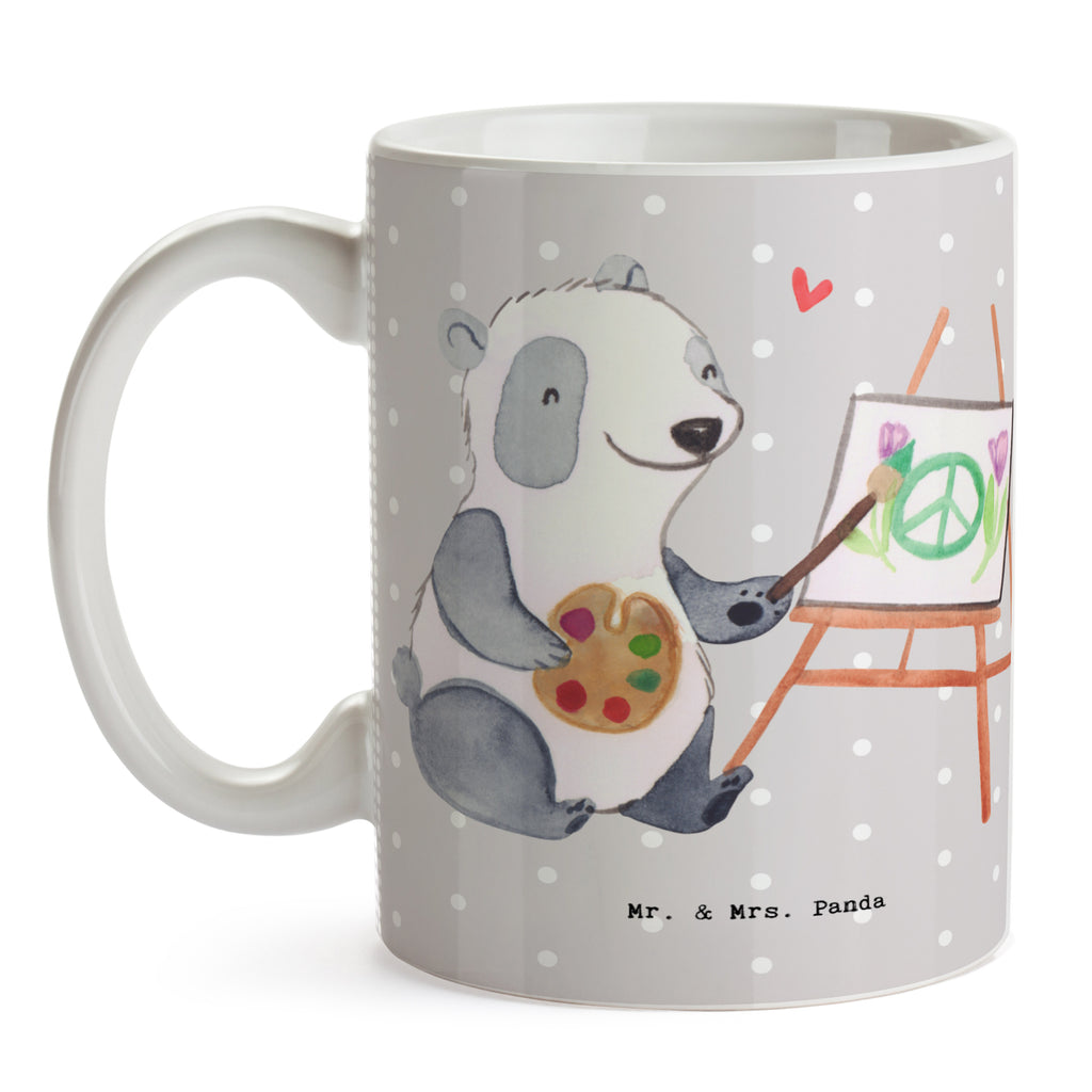 Tasse Künstler mit Herz Tasse, Kaffeetasse, Teetasse, Becher, Kaffeebecher, Teebecher, Keramiktasse, Porzellantasse, Büro Tasse, Geschenk Tasse, Tasse Sprüche, Tasse Motive, Beruf, Ausbildung, Jubiläum, Abschied, Rente, Kollege, Kollegin, Geschenk, Schenken, Arbeitskollege, Mitarbeiter, Firma, Danke, Dankeschön, Künstler, Maler, Kunstmaler, Galerie Eröffnung, Kunstschule