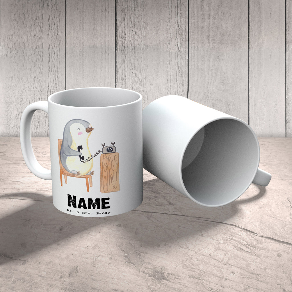 Personalisierte Tasse Callcenteragent mit Herz Personalisierte Tasse, Namenstasse, Wunschname, Personalisiert, Tasse, Namen, Drucken, Tasse mit Namen, Beruf, Ausbildung, Jubiläum, Abschied, Rente, Kollege, Kollegin, Geschenk, Schenken, Arbeitskollege, Mitarbeiter, Firma, Danke, Dankeschön, Kundendienstmitarbeiter, Callcenteragent, customer service, backoffice mitarbeiter