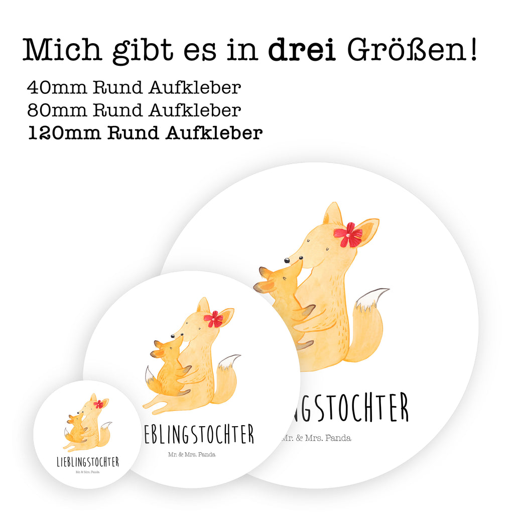 Rund Aufkleber Fuchs Mama & Kind Sticker, Aufkleber, Etikett, Kinder, rund, Familie, Vatertag, Muttertag, Bruder, Schwester, Mama, Papa, Oma, Opa, Mutter, Tochter, Lieblingstochter, Beste Tochter, Geschenk