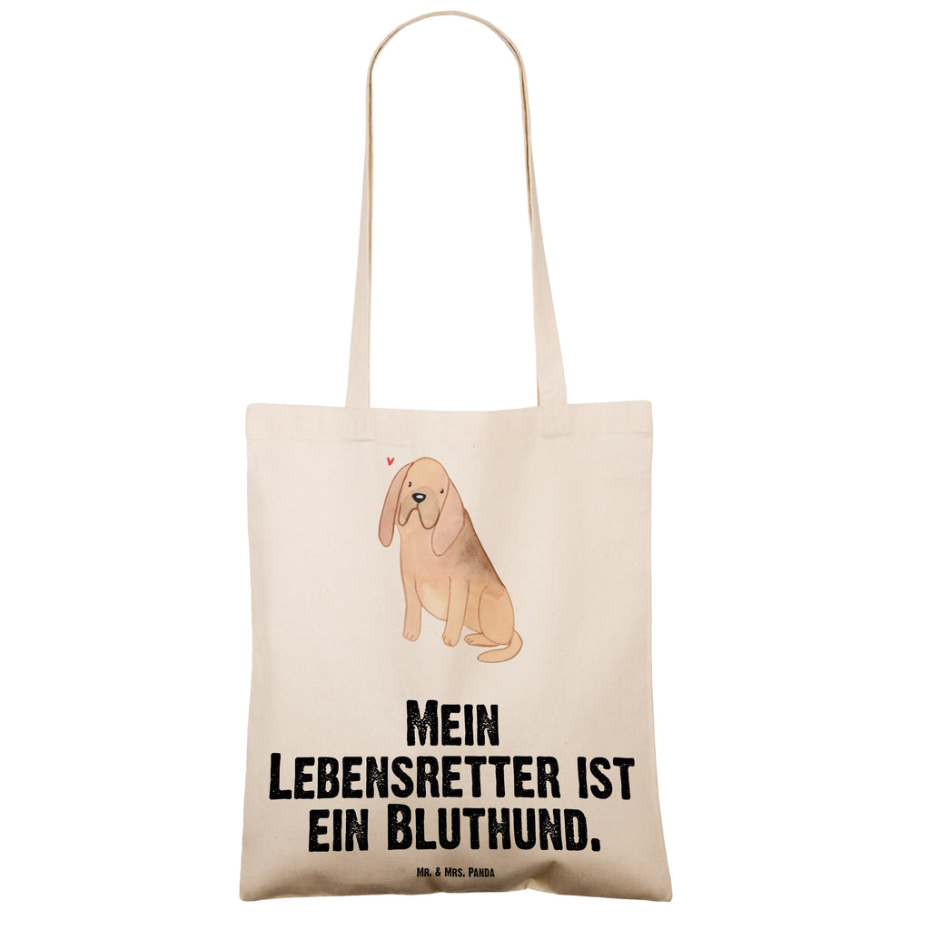 Tragetasche Bloodhound Lebensretter Beuteltasche, Beutel, Einkaufstasche, Jutebeutel, Stoffbeutel, Tasche, Shopper, Umhängetasche, Strandtasche, Schultertasche, Stofftasche, Tragetasche, Badetasche, Jutetasche, Einkaufstüte, Laptoptasche, Hund, Hunderasse, Rassehund, Hundebesitzer, Geschenk, Tierfreund, Schenken, Welpe, Bluthund, Bloodhound, St. Hubertushund, Chien de Saint Hubert