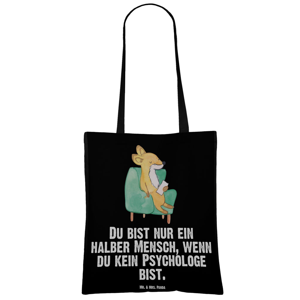 Tragetasche Psychologe mit Herz Beuteltasche, Beutel, Einkaufstasche, Jutebeutel, Stoffbeutel, Tasche, Shopper, Umhängetasche, Strandtasche, Schultertasche, Stofftasche, Tragetasche, Badetasche, Jutetasche, Einkaufstüte, Laptoptasche, Beruf, Ausbildung, Jubiläum, Abschied, Rente, Kollege, Kollegin, Geschenk, Schenken, Arbeitskollege, Mitarbeiter, Firma, Danke, Dankeschön, Psychologe, Therapeut, Studium