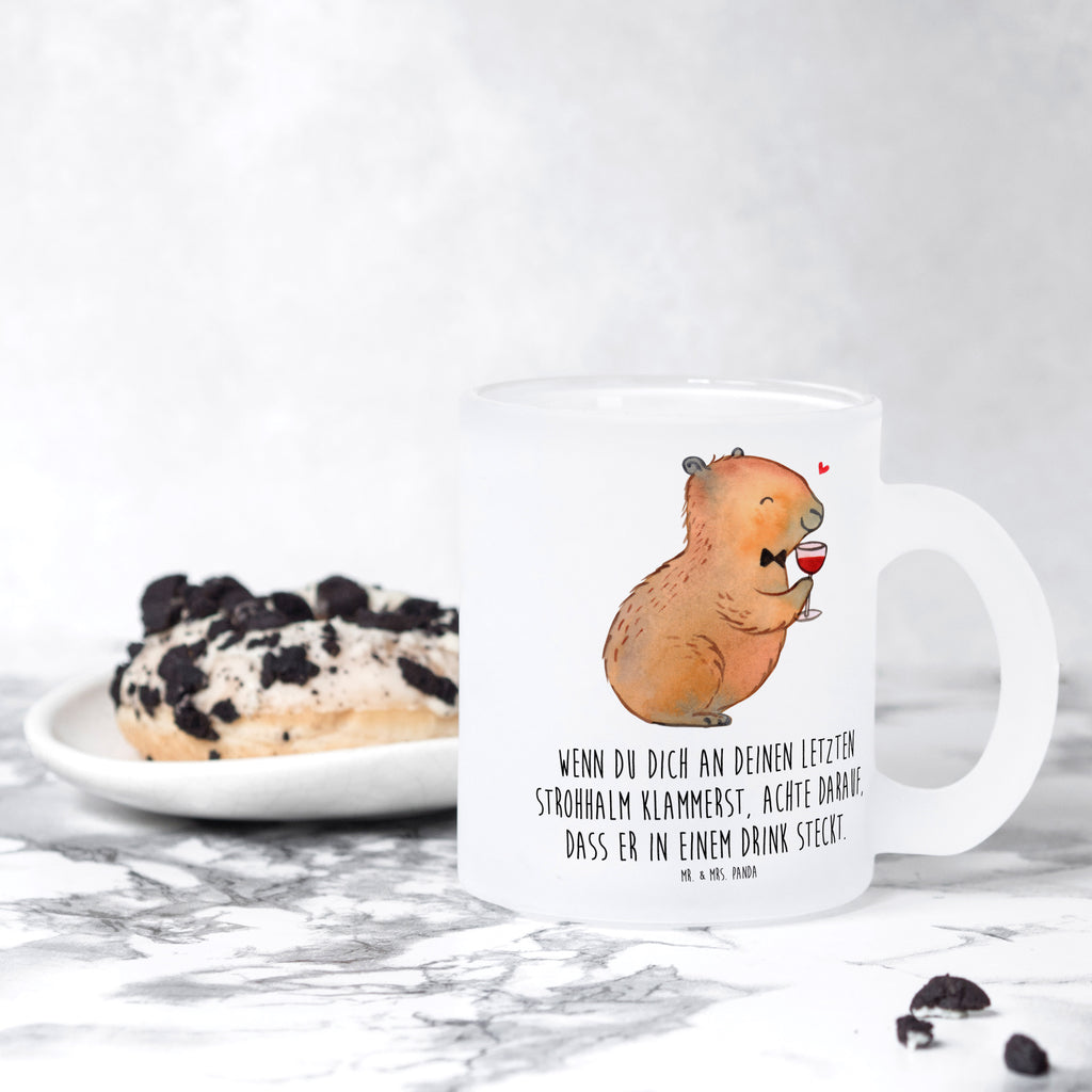 Teetasse Capybara Wein Teetasse, Teeglas, Teebecher, Tasse mit Henkel, Tasse, Glas Teetasse, Teetasse aus Glas, Tiermotive, Gute Laune, lustige Sprüche, Tiere, Capybara Weinflasche, Weinliebhaber Geschenk, Capybara Zeichnung, Adrette Tiere, Panda Handzeichnung, Weintrinkendes Nagetier, Capybara Kunstwerk, Geschenk für Weinkenner, Stilvolles Capybara, Heiterer Capybara, Liebe zum Wein Spruch, Wein Spaßbild, Handgezeichnetes Capybara