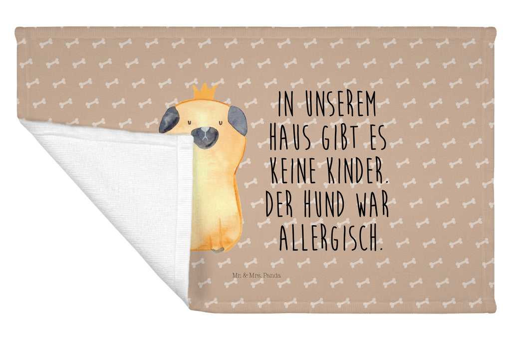 Handtuch Mops Krone Handtuch, Badehandtuch, Badezimmer, Handtücher, groß, Kinder, Baby, Hund, Hundemotiv, Haustier, Hunderasse, Tierliebhaber, Hundebesitzer, Sprüche, Mops, allergisch, kinderlos, Hausregel, Hundebesitzer. Spruch, lustig