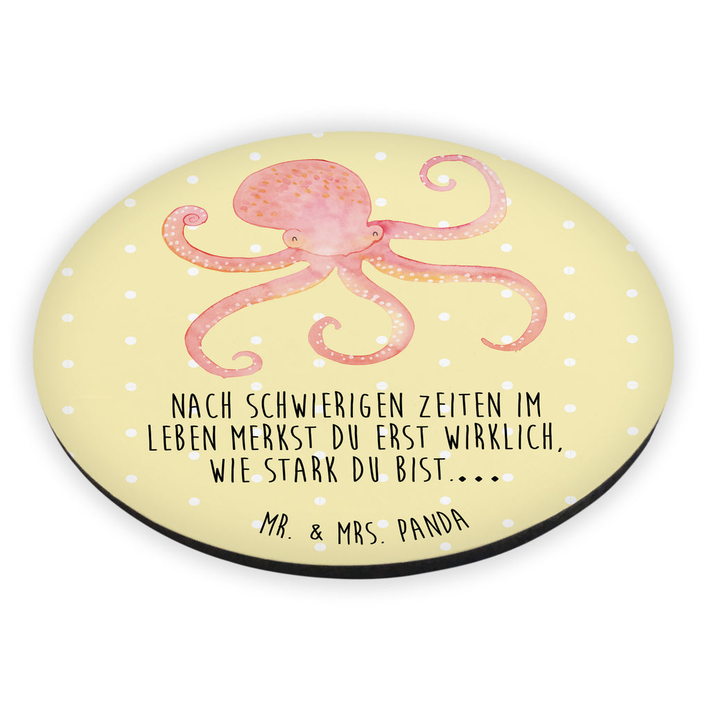 Rund Magnet Tintenfisch Kühlschrankmagnet, Pinnwandmagnet, Souvenir Magnet, Motivmagnete, Dekomagnet, Whiteboard Magnet, Notiz Magnet, Kühlschrank Dekoration, Tiermotive, Gute Laune, lustige Sprüche, Tiere, Meer, Meerestier, Krake, Tintenfisch, Arme, Wasser, Ozean