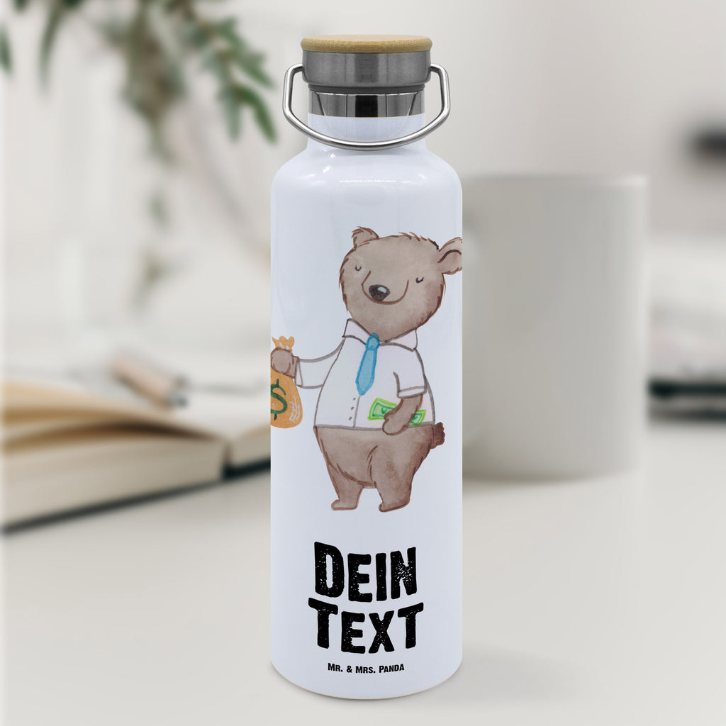 Personalisierte Trinkflasche Bänker mit Herz Personalisierte Trinkflasche, Trinkflasche mit Namen, Trinkflasche bedrucken, Flasche personalisiert, Trinkflasch mit Aufdruck, Trinkflasche Werbegeschenk, Namensaufdruck Trinkflasche, Sportflasche personalisiert, Trinkflasche Sport, Beruf, Ausbildung, Jubiläum, Abschied, Rente, Kollege, Kollegin, Geschenk, Schenken, Arbeitskollege, Mitarbeiter, Firma, Danke, Dankeschön, Bänker, Bankfachmann, Bankangestellter, Bankberater