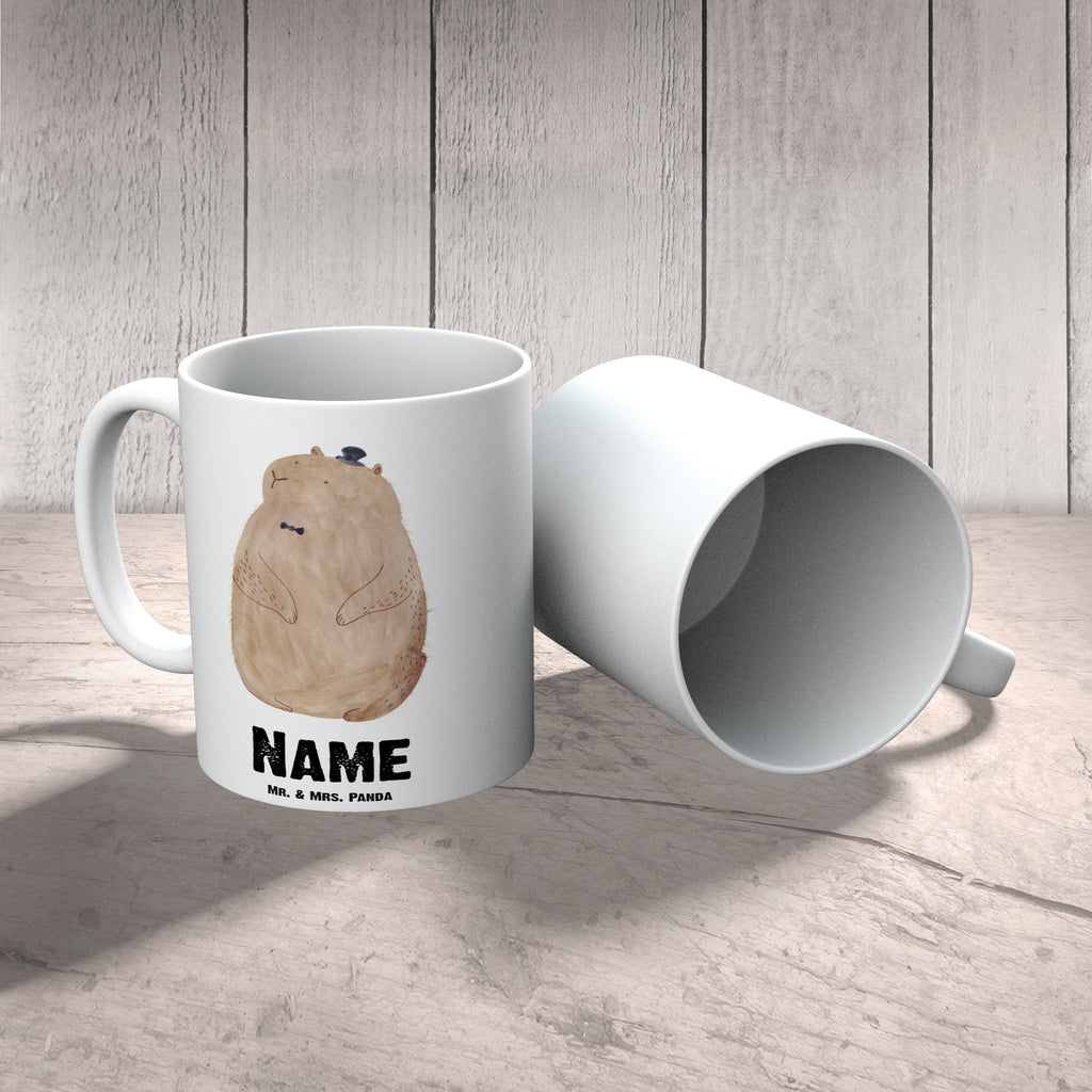 Personalisierte Tasse Murmeltier Personalisierte Tasse, Namenstasse, Wunschname, Personalisiert, Tasse, Namen, Drucken, Tasse mit Namen, Tiermotive, Gute Laune, lustige Sprüche, Tiere, Murmeltier, Knigge, Fröhlichkeit, Freundlichkeit, Respekt, Anstand