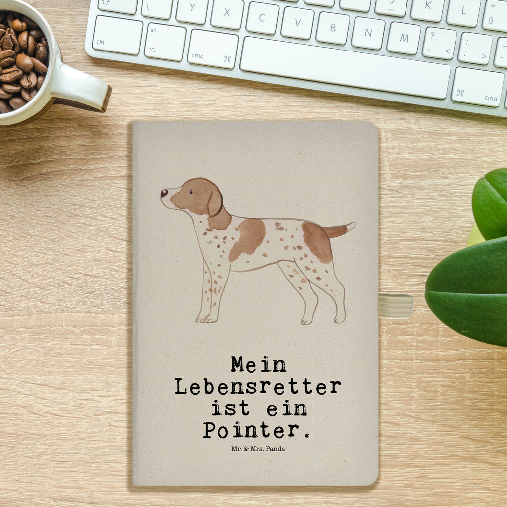 Baumwoll Notizbuch Pointer Lebensretter Notizen, Eintragebuch, Tagebuch, Notizblock, Adressbuch, Journal, Kladde, Skizzenbuch, Notizheft, Schreibbuch, Schreibheft, Hund, Hunderasse, Rassehund, Hundebesitzer, Geschenk, Tierfreund, Schenken, Welpe, English Pointer, Pointer