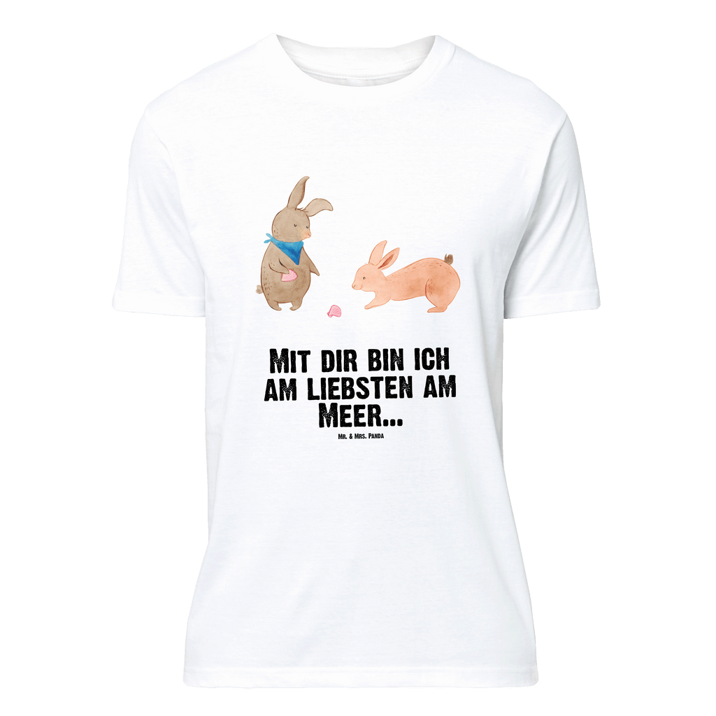 T-Shirt Standard Hasen Muschel T-Shirt, Shirt, Tshirt, Lustiges T-Shirt, T-Shirt mit Spruch, Party, Junggesellenabschied, Jubiläum, Geburstag, Herrn, Damen, Männer, Frauen, Schlafshirt, Nachthemd, Sprüche, Familie, Vatertag, Muttertag, Bruder, Schwester, Mama, Papa, Oma, Opa, Hasen, beste Freundin, Freundin, Freundinnen, best friends, BFF, Muscheln sammeln, Muscheln, Meer