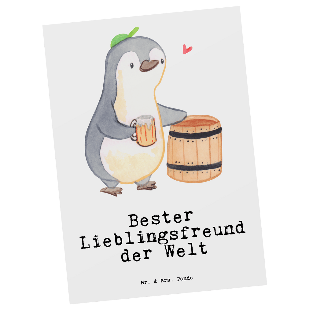 Postkarte Pinguin Bester Lieblingsfreund der Welt Postkarte, Karte, Geschenkkarte, Grußkarte, Einladung, Ansichtskarte, Geburtstagskarte, Einladungskarte, Dankeskarte, Ansichtskarten, Einladung Geburtstag, Einladungskarten Geburtstag, für, Dankeschön, Geschenk, Schenken, Geburtstag, Geburtstagsgeschenk, Geschenkidee, Danke, Bedanken, Mitbringsel, Freude machen, Geschenktipp, Lieblingsfreund, Freund, Partner, Lieblingsmensch, Lieblings Mensch, Liebling, Bae, bester Freund, Liebe, Herz, Love