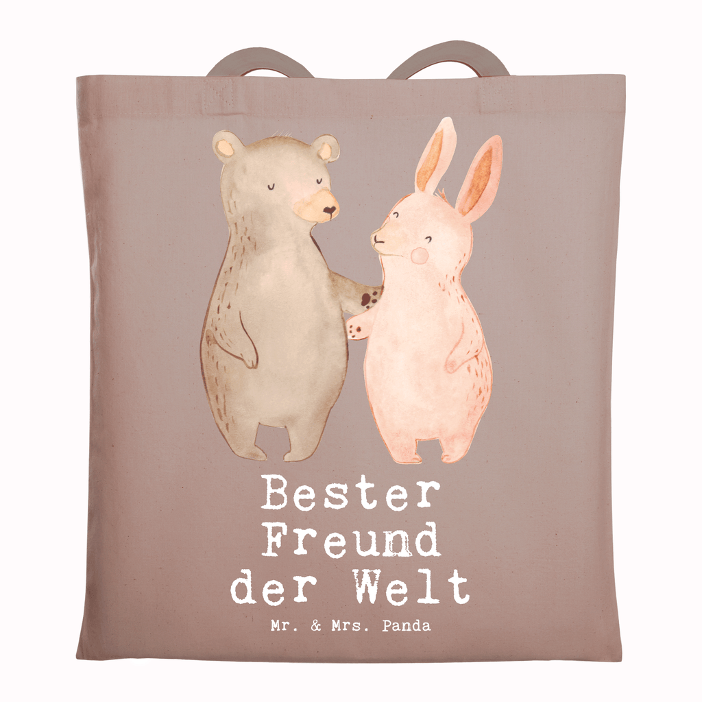 Tragetasche Hase Bester Freund der Welt Beuteltasche, Beutel, Einkaufstasche, Jutebeutel, Stoffbeutel, Tasche, Shopper, Umhängetasche, Strandtasche, Schultertasche, Stofftasche, Tragetasche, Badetasche, Jutetasche, Einkaufstüte, Laptoptasche, für, Dankeschön, Geschenk, Schenken, Geburtstag, Geburtstagsgeschenk, Geschenkidee, Danke, Bedanken, Mitbringsel, Freude machen, Geschenktipp, Kumpel, Kumpane, bester Freund, Bro, Buddy, Kollege, best friends, Freundschaft, Liebster, Bester