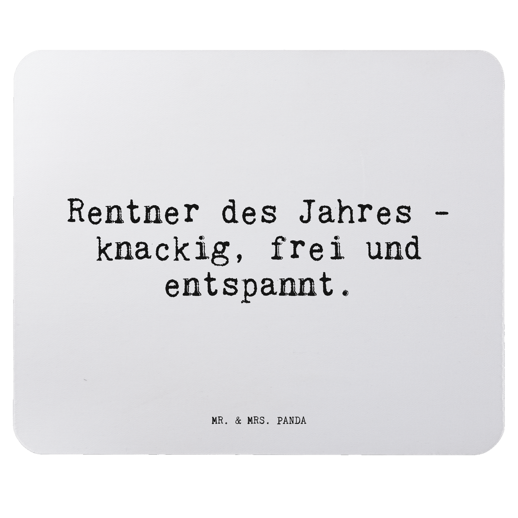 Mauspad Sprüche und Zitate Rentner des Jahres - knackig, frei und entspannt. Mousepad, Computer zubehör, Büroausstattung, PC Zubehör, Arbeitszimmer, Mauspad, Einzigartiges Mauspad, Designer Mauspad, Mausunterlage, Mauspad Büro, Spruch, Sprüche, lustige Sprüche, Weisheiten, Zitate, Spruch Geschenke, Spruch Sprüche Weisheiten Zitate Lustig Weisheit Worte