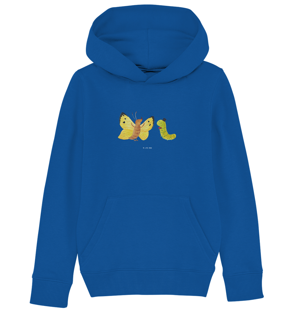 Organic Kinder Hoodie Raupe & Schmetterling Kinder Hoodie, Kapuzenpullover, Kinder Oberteil, Mädchen Hoodie, Jungen Hoodie, Mädchen Kapuzenpullover, Jungen Kapuzenpullover, Mädchen Kleidung, Jungen Kleidung, Mädchen Oberteil, Jungen Oberteil, Tiermotive, Gute Laune, lustige Sprüche, Tiere, Raupe, Schmetterling, Zitronenfalter, Entwicklung, Erwachsen werden, Kokon, Hut, Hütchen, Schönheit, Aufwachsen