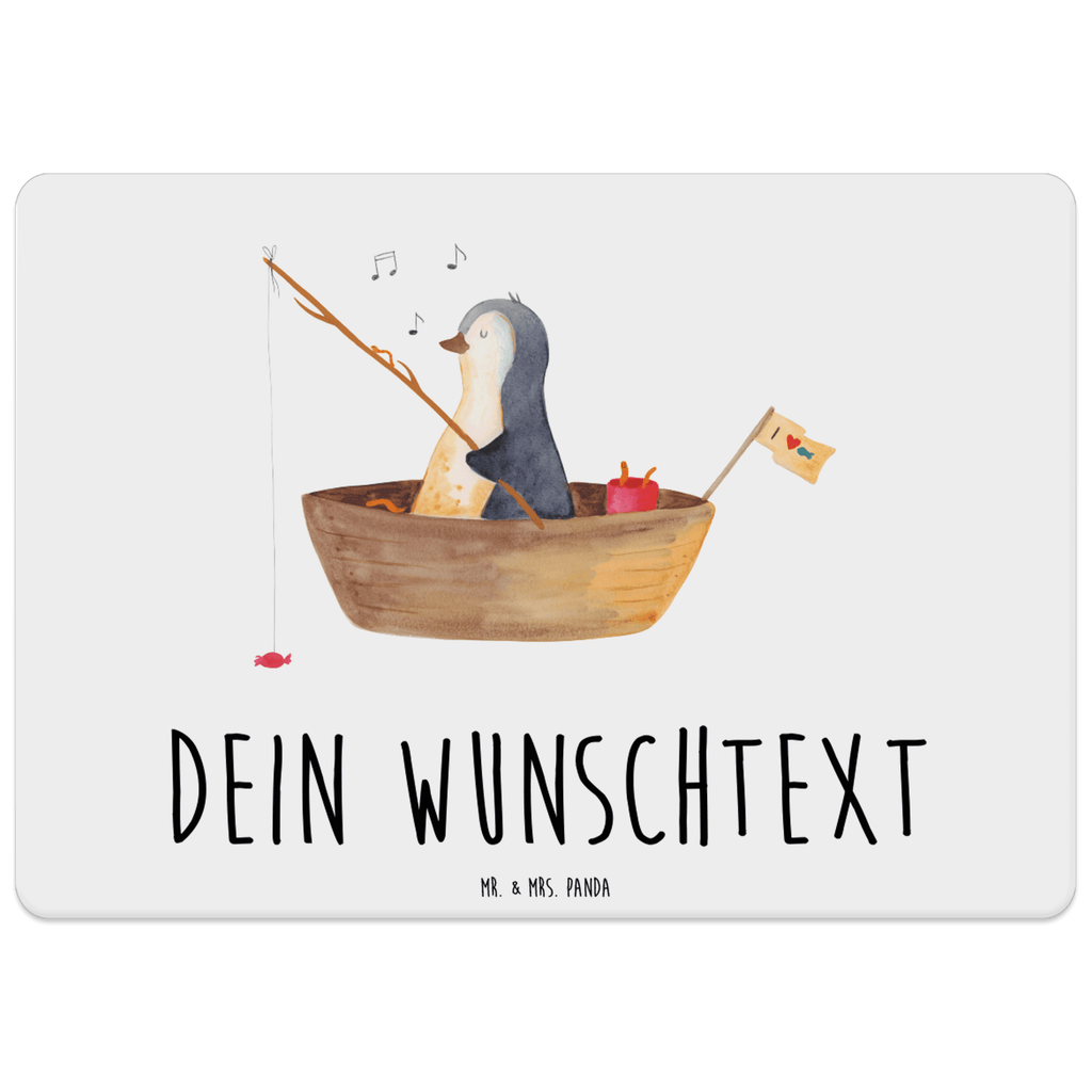 Personalisiertes Tischset Pinguin Angelboot Personalisiertes Tischet, Personalisierter Tischuntersetzer, Personalisiertes Platzset, Pinguin, Pinguine, Angeln, Boot, Angelboot, Lebenslust, Leben, genießen, Motivation, Neustart, Neuanfang, Trennung, Scheidung, Geschenkidee Liebeskummer