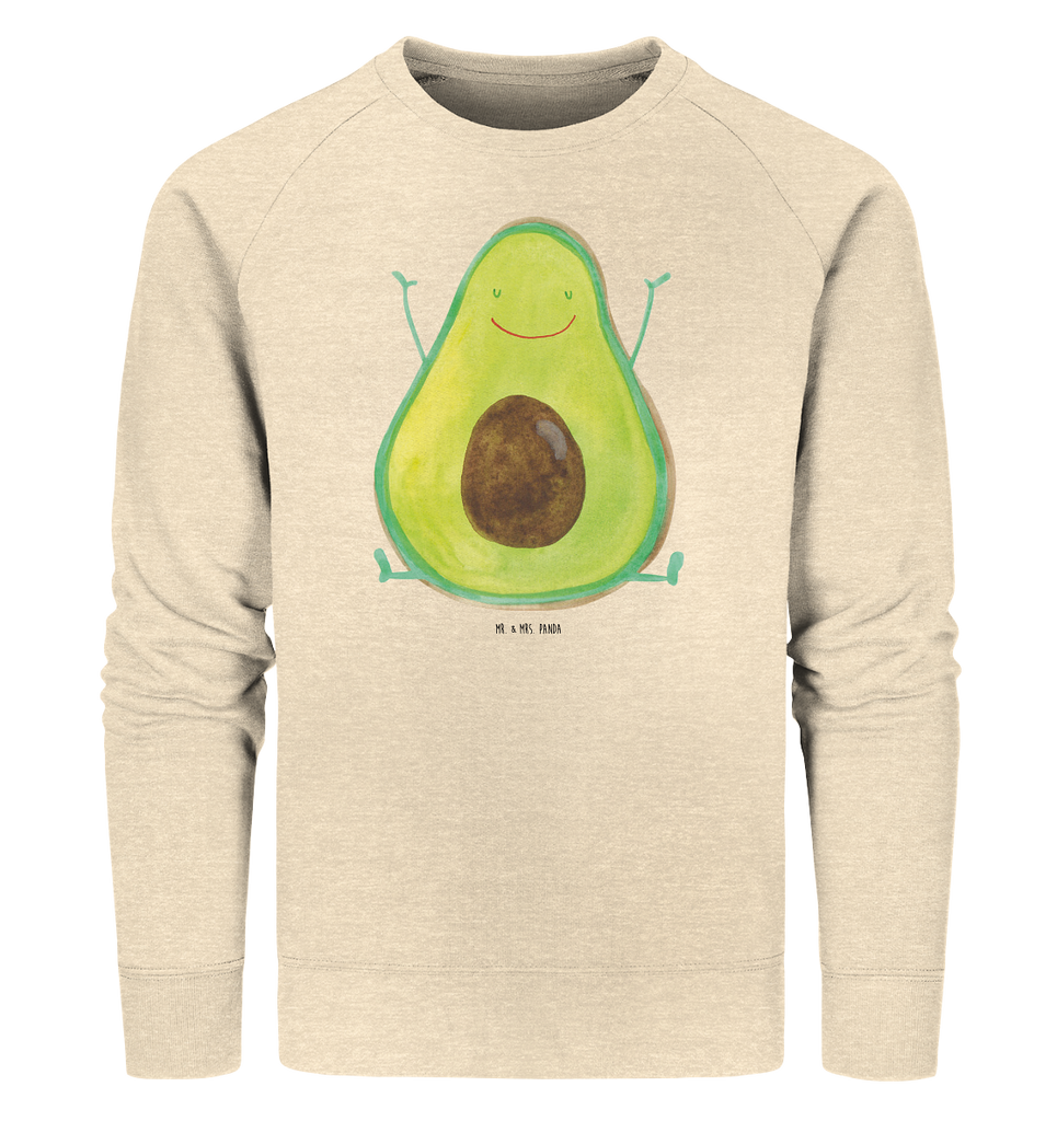 Organic Pullover Avocado Happy Pullover, Pullover Männer, Pullover Frauen, Sweatshirt, Sweatshirt Männer, Sweatshirt Frauen, Unisex, Avocado, Veggie, Vegan, Gesund, Chaos