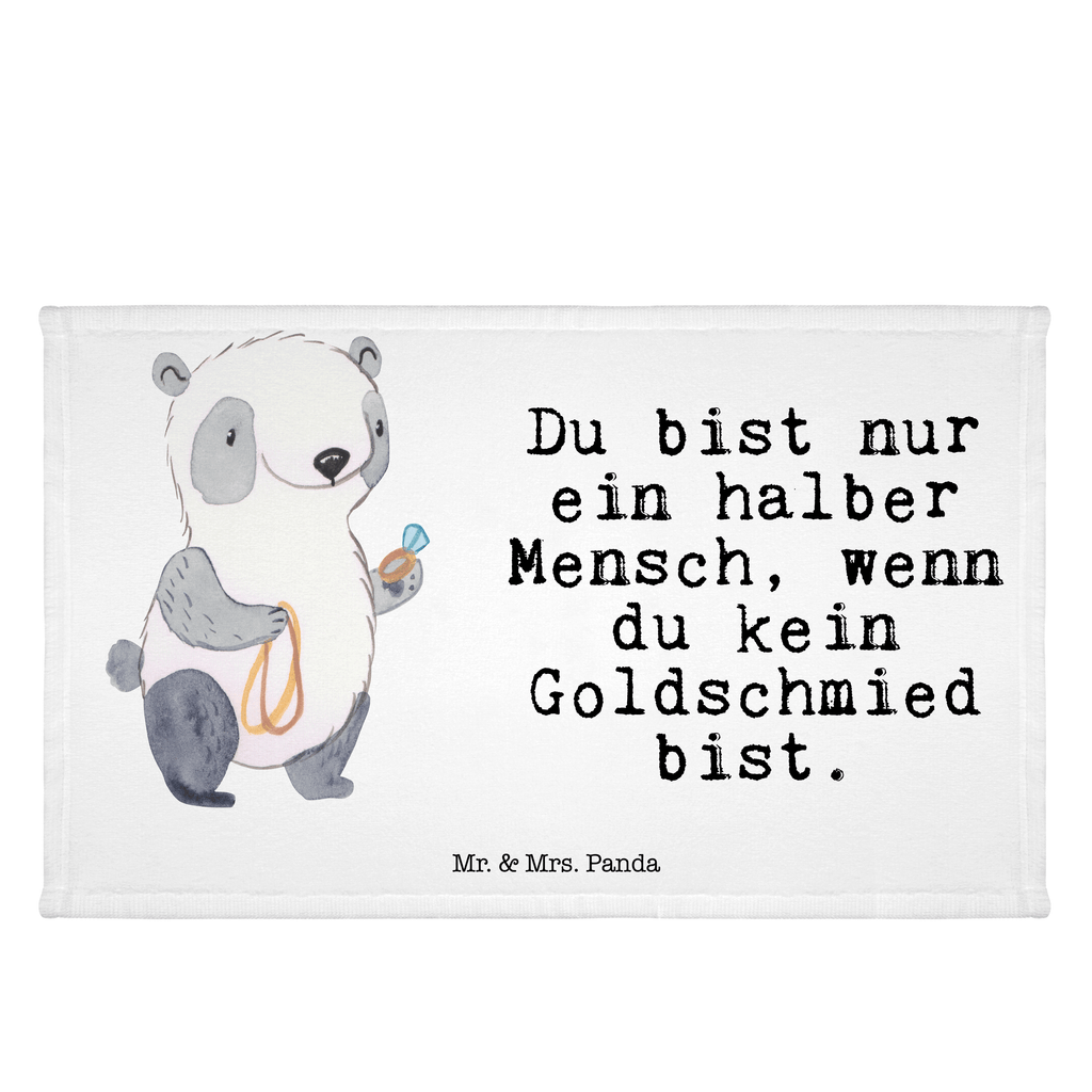 Handtuch Goldschmied mit Herz Gästetuch, Reisehandtuch, Sport Handtuch, Frottier, Kinder Handtuch, Beruf, Ausbildung, Jubiläum, Abschied, Rente, Kollege, Kollegin, Geschenk, Schenken, Arbeitskollege, Mitarbeiter, Firma, Danke, Dankeschön, Juwelier, Goldschmied, Schmied, Schmuckwarenhändler, Schmuckgeschäft, Eröffnung