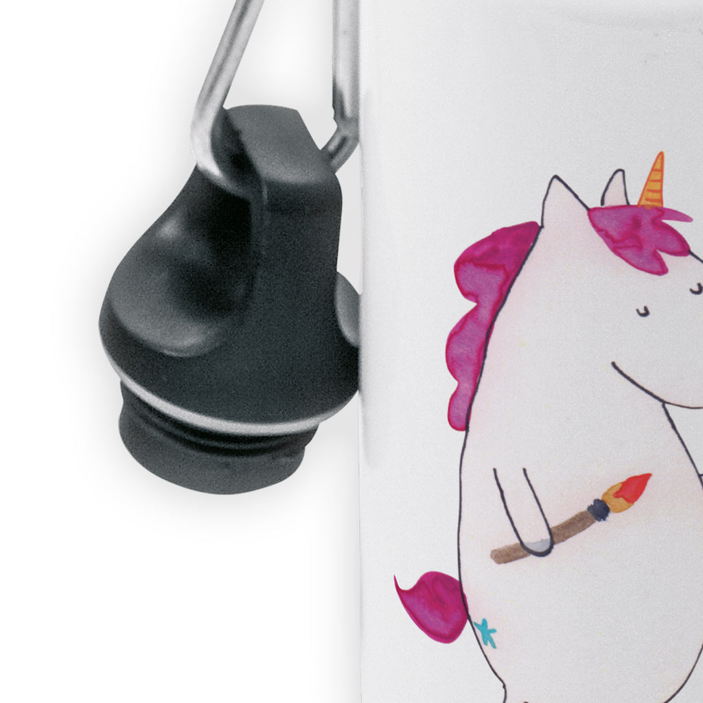 Kindertrinkflasche Einhorn Künstler Kindertrinkflasche, Kinder Trinkflasche, Trinkflasche, Flasche, Kinderflasche, Kinder, Kids, Kindergarten Flasche, Grundschule, Jungs, Mädchen, Einhorn, Einhörner, Einhorn Deko, Pegasus, Unicorn, Englisch, Künstler, Artist, Malen, Zeichnen, Welt, Farbe, Stift, Pinsel, Geschenk, Maler