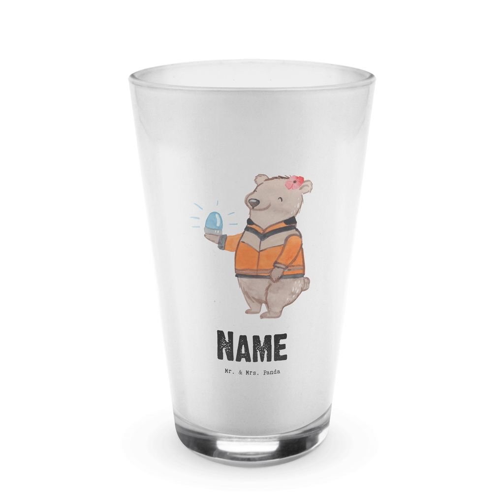 Personalisiertes Glas Rettungswagenfahrerin mit Herz Bedrucktes Glas, Glas mit Namen, Namensglas, Glas personalisiert, Name, Bedrucken, Beruf, Ausbildung, Jubiläum, Abschied, Rente, Kollege, Kollegin, Geschenk, Schenken, Arbeitskollege, Mitarbeiter, Firma, Danke, Dankeschön