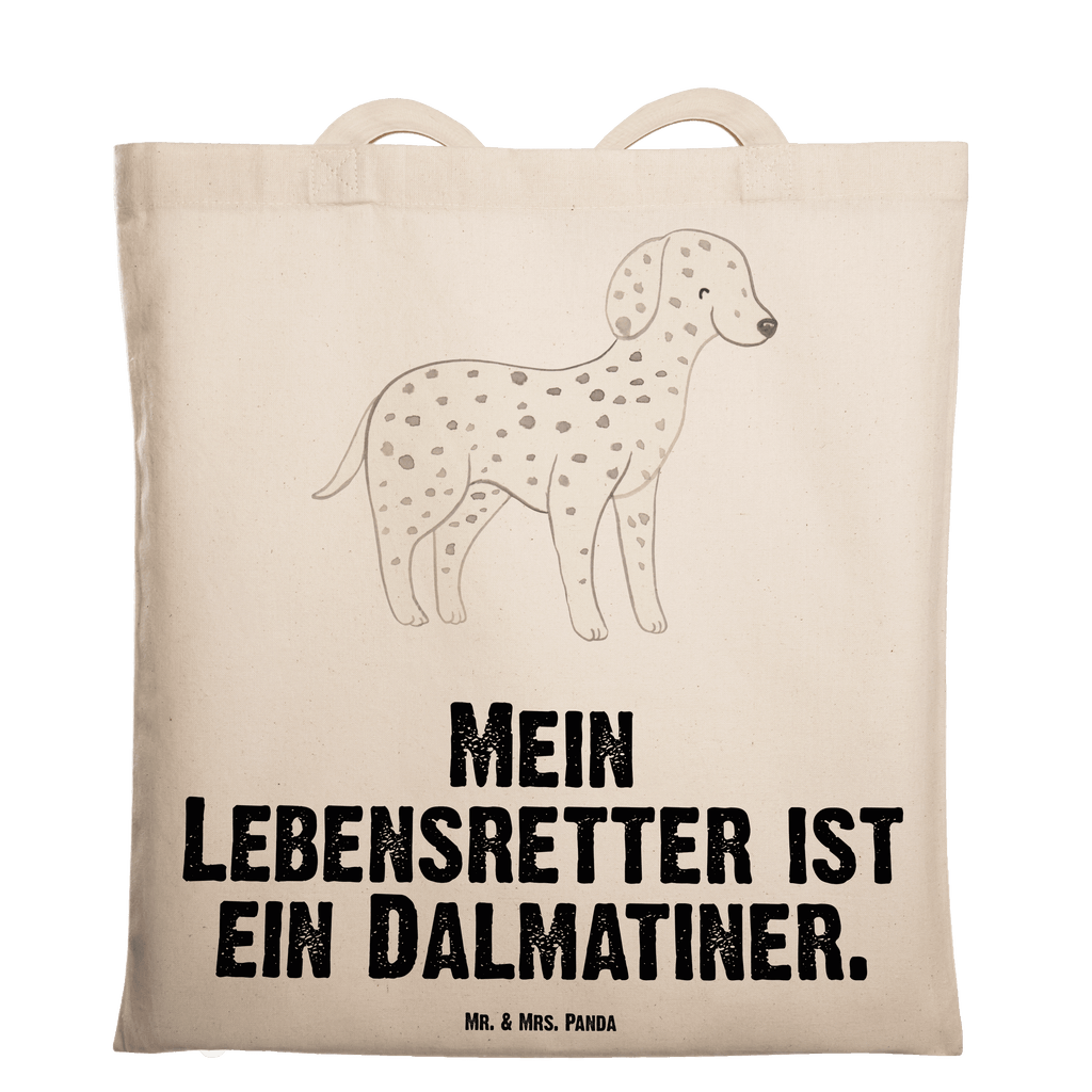 Tragetasche Dalmatiner Lebensretter Beuteltasche, Beutel, Einkaufstasche, Jutebeutel, Stoffbeutel, Tasche, Shopper, Umhängetasche, Strandtasche, Schultertasche, Stofftasche, Tragetasche, Badetasche, Jutetasche, Einkaufstüte, Laptoptasche, Hund, Hunderasse, Rassehund, Hundebesitzer, Geschenk, Tierfreund, Schenken, Welpe, Dalmatiner, Dalmatinac