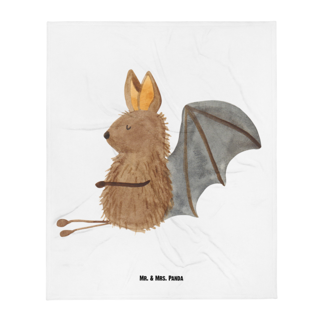 Babydecke Fledermaus sitzend Babydecke, Babygeschenk, Geschenk Geburt, Babyecke Kuscheldecke, Krabbeldecke, Tiermotive, Gute Laune, lustige Sprüche, Tiere, Fledermaus, Fledermäuse, Motivation, entspannen