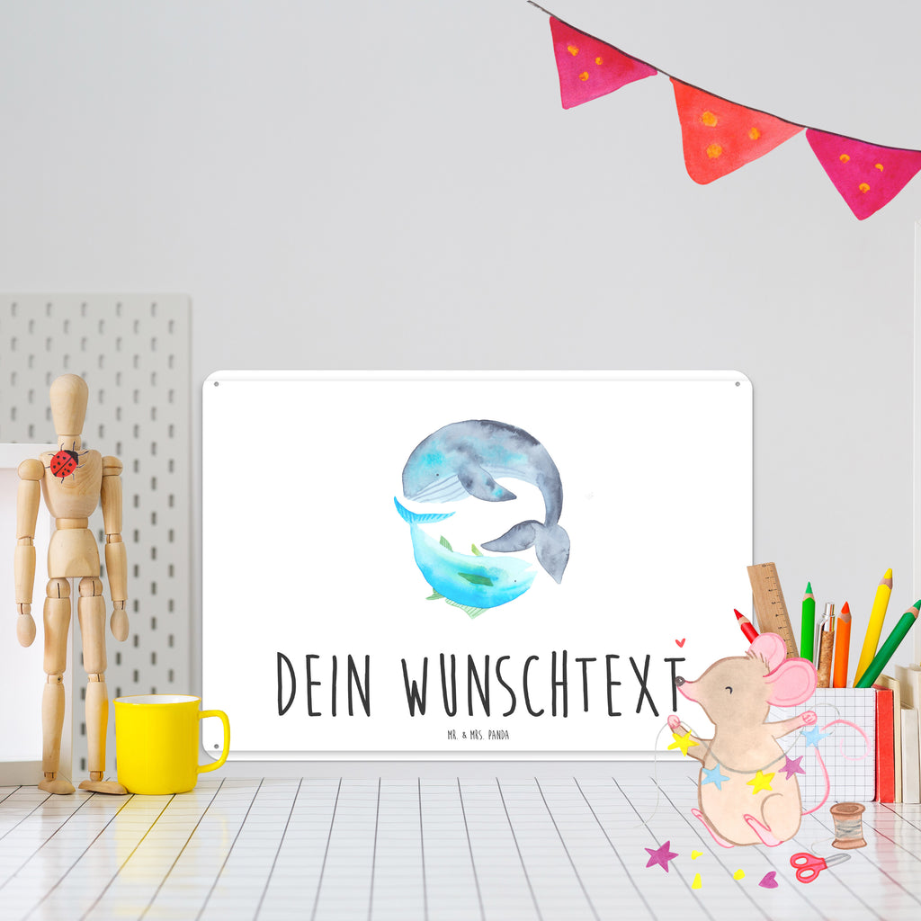 Personalisiertes Blechschild Walfisch Thunfisch Blechschild, Metallschild, Geschenk Schild, Schild, Magnet-Metall-Schild, Deko Schild, Wandschild, Wand-Dekoration, Türschild, Tiermotive, Gute Laune, lustige Sprüche, Tiere, Wal, Wahl, Tunfisch, Wortwitz lustig, Spruch lustig, Flachwitz, Witz, Spruch des Tages, Flachwitz Geschenk